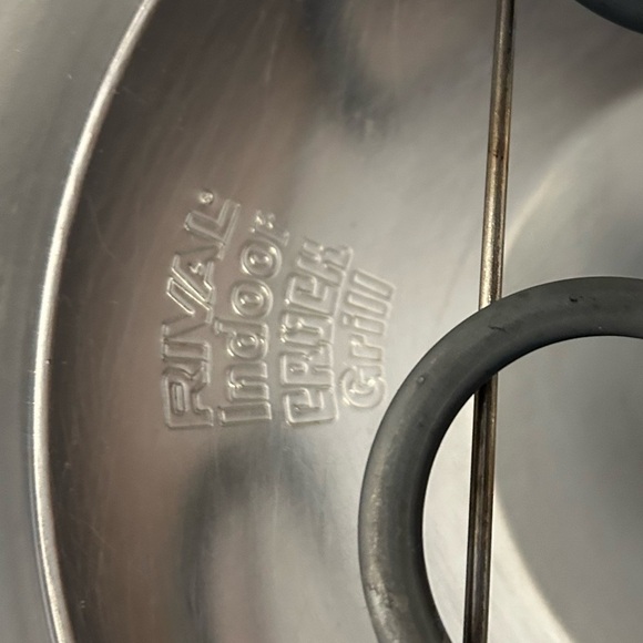 Rival Indoor Croch Grill Gray Electric camping Camp Outdoor Camper - Picture 5 of 10